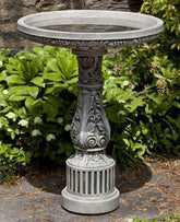 Photo of Campania Smithsonian Cottage Garden Birdbath - Exclusively Campania